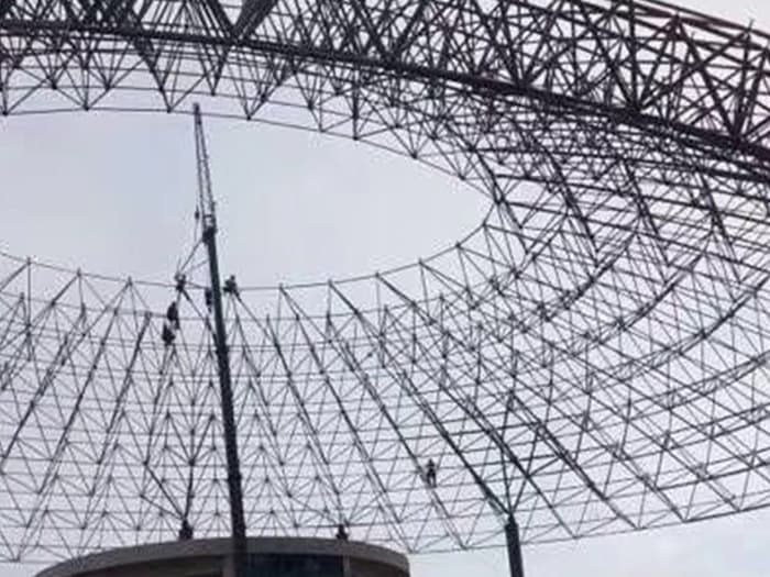 长宁篮球馆球形网架厂家价格