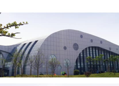 长宁会议中心外景网架工程
